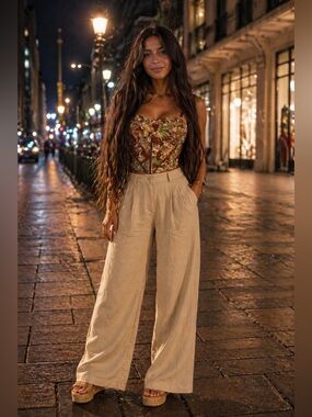 NWT Cider Bustier camisole style top zipper size M straps